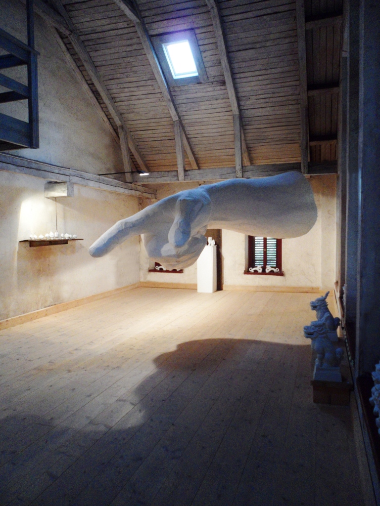 Arm. Exhibition Himmelsvitt, Nora Art Sweden 2012
